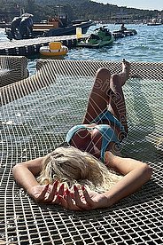 Foto di Eva Ferrari L'italiana