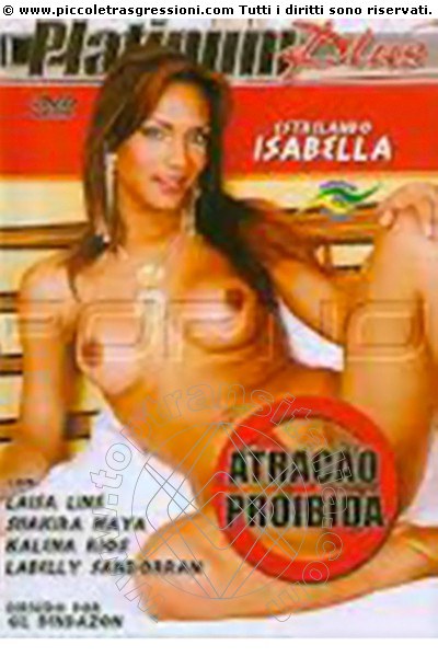 Foto frontale della copertina del film di Kalena Rios Pornostar trans Milano